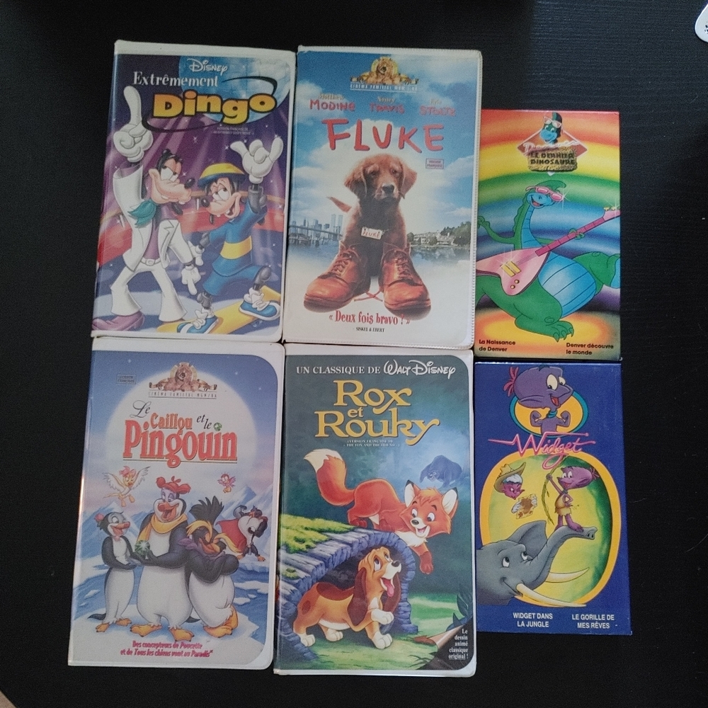 (SALE) French VHS lot